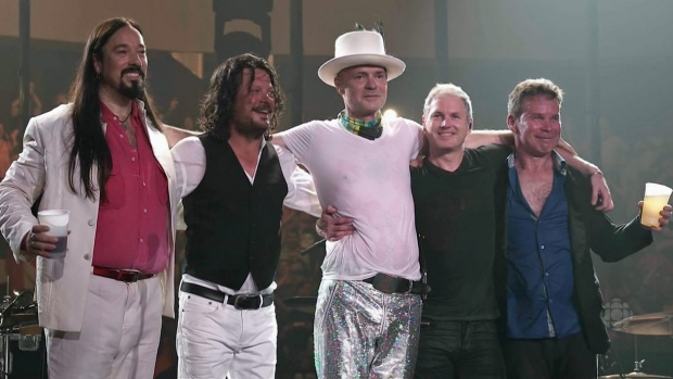 The Tragically Hip Man Machine Poem tour – raising funding and awareness for brain cancer